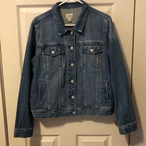 JCrew Classic Denim Jacket Size XL